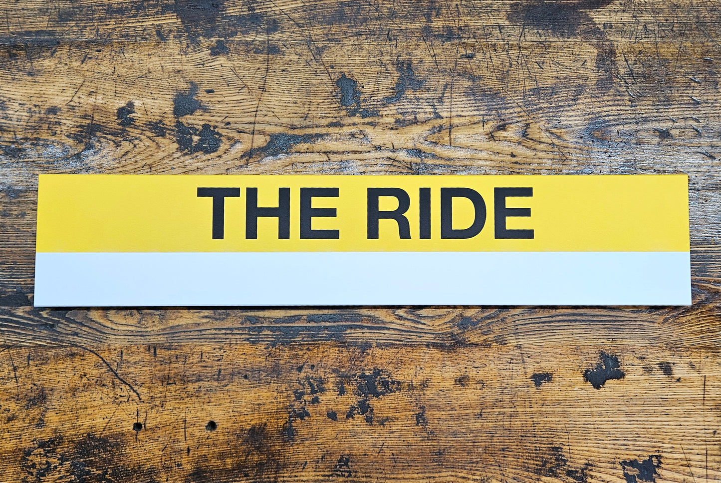 MBTA THE RIDE Replica Wood Sign (22")