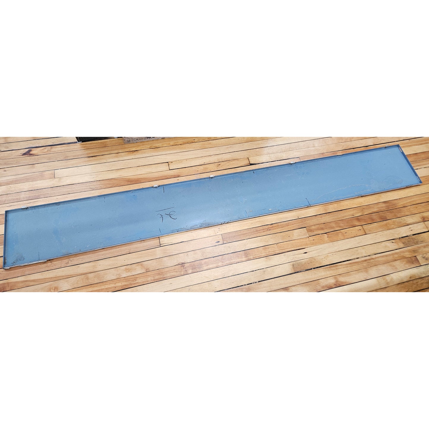 Decommissioned MBTA Sign: Quincy Adams Station 96.5"x17" Ribbon (Inbound Outbound)