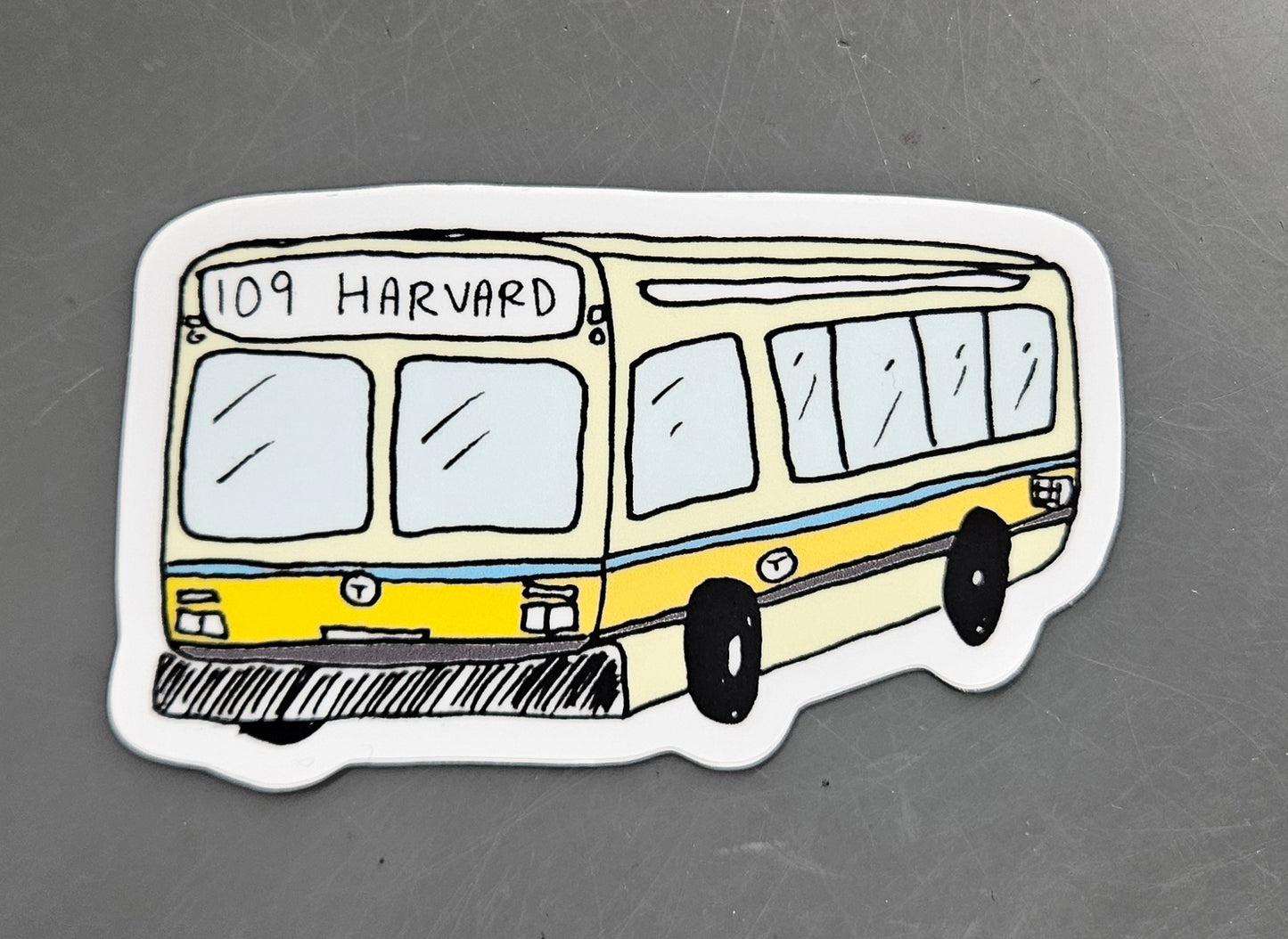MBTA Bus Sticker: 109 Harvard