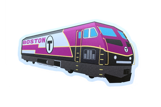 MBTA Commuter Rail Locomotive Sticker