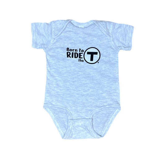 Boston MBTA "Born to Ride the T" Onesie