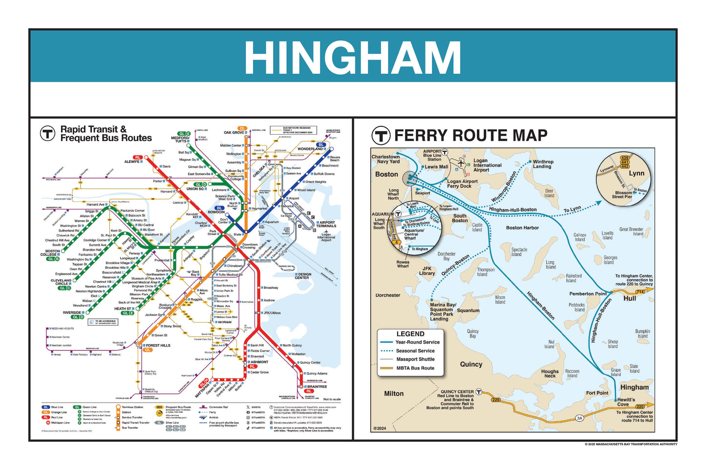 Boston MBTA Ferry Station Panel Prints
