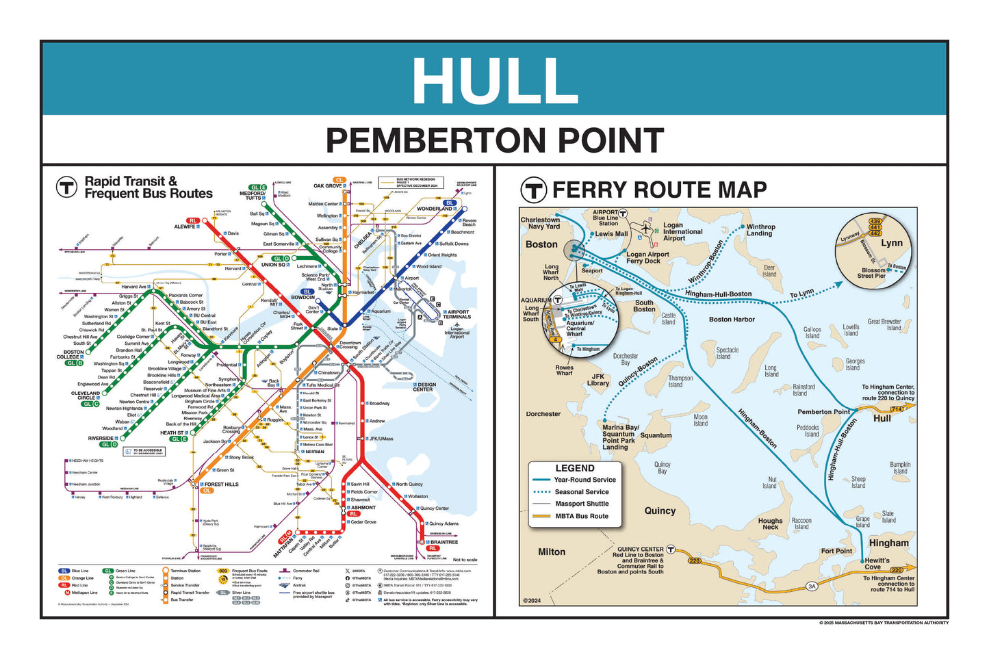 Boston MBTA Ferry Station Panel Prints