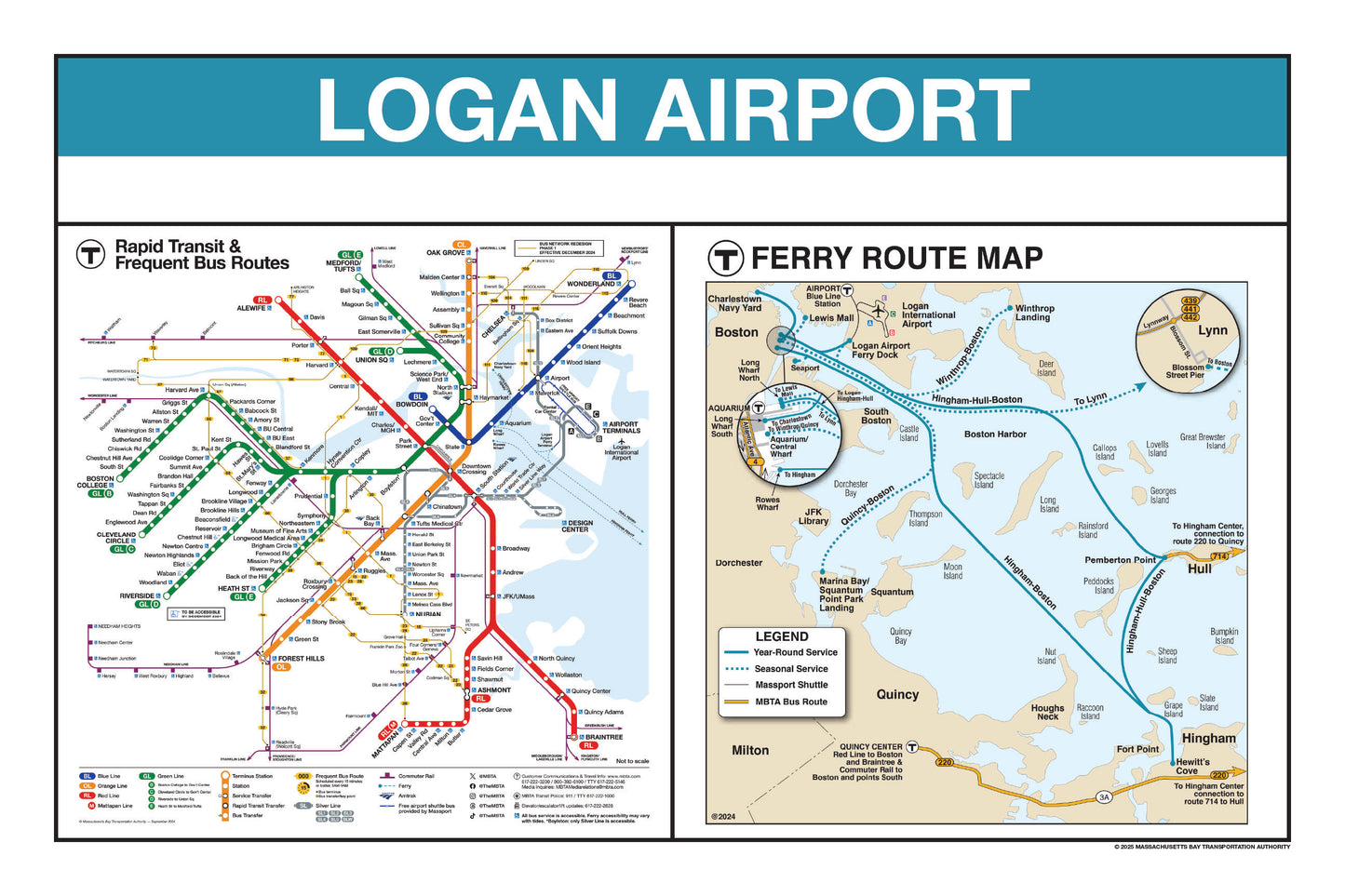 Boston MBTA Ferry Station Panel Prints