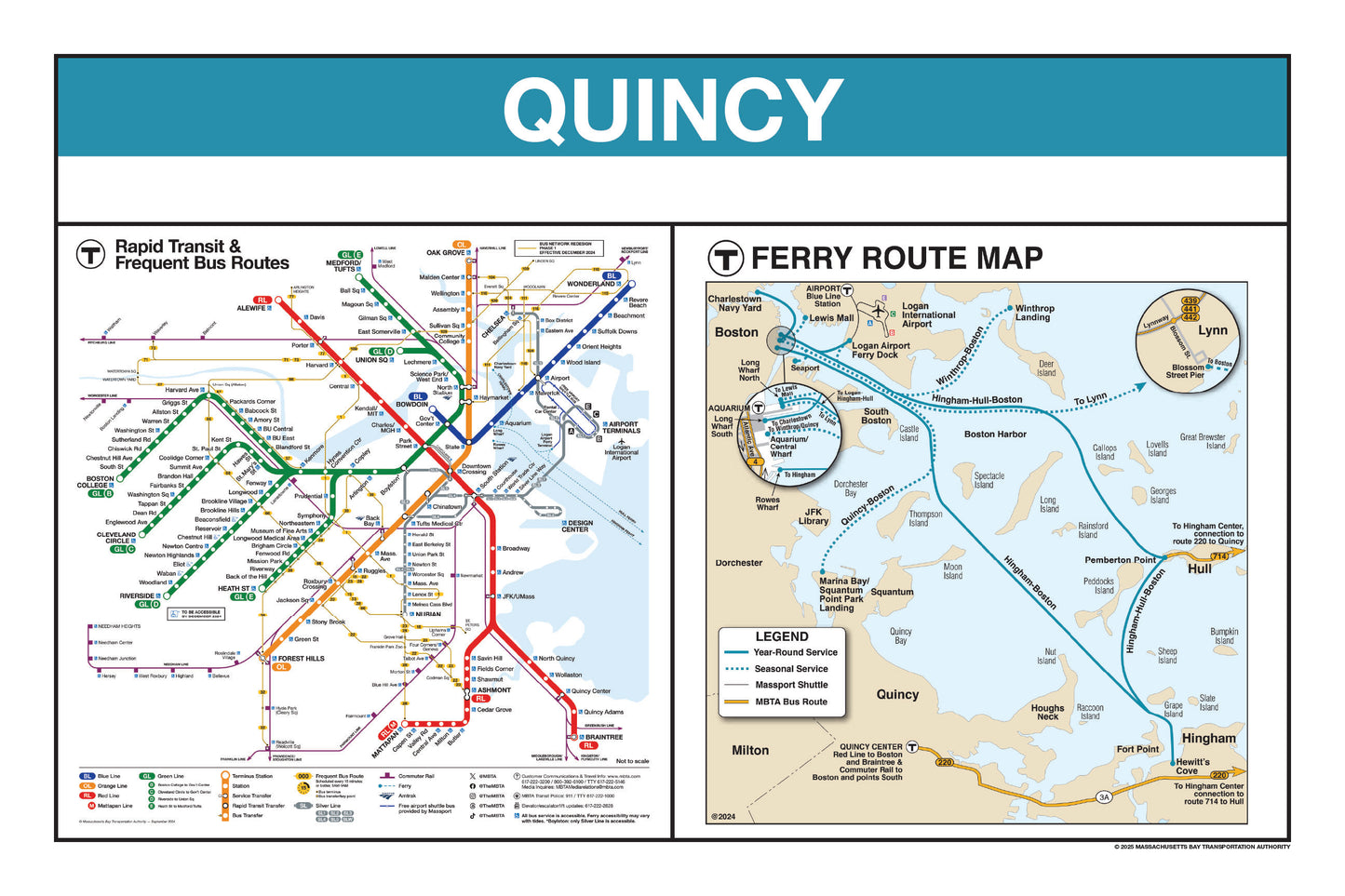 Boston MBTA Ferry Station Panel Prints