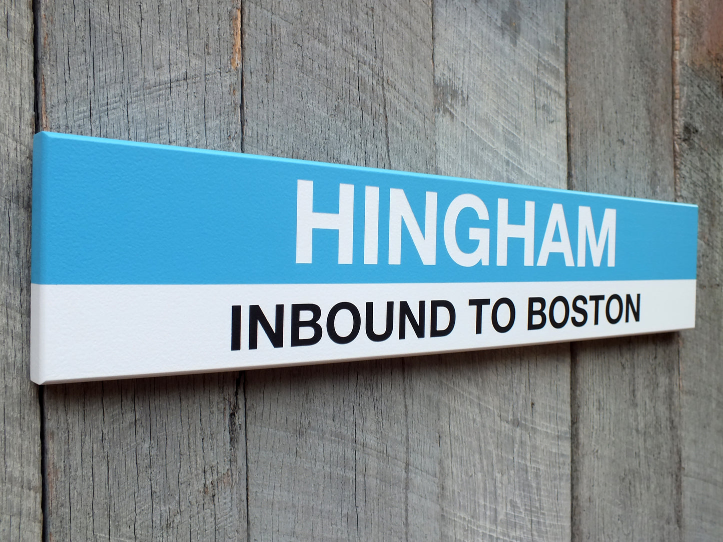 MBTA Ferry Replica Wood Station Signs (22")