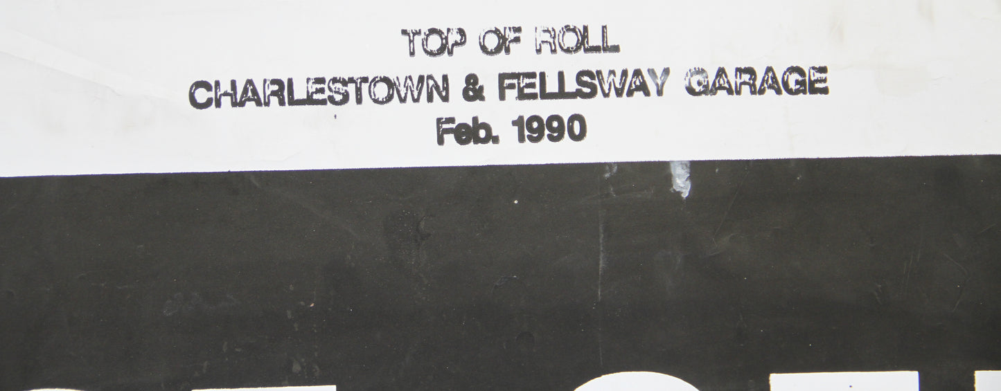 Boston MBTA Rollsign: Route 89 Somerville