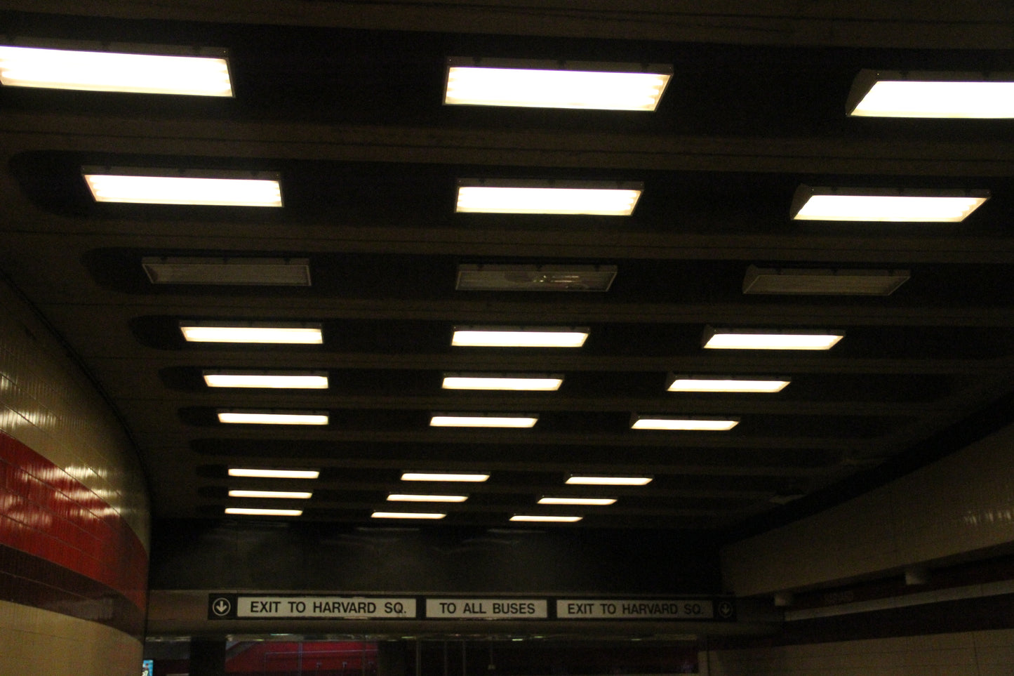 Harvard Station Overhead Sign: TO ALL BUSES - 50% OFF SALE!