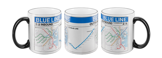 MBTA BLUE LINE Mug
