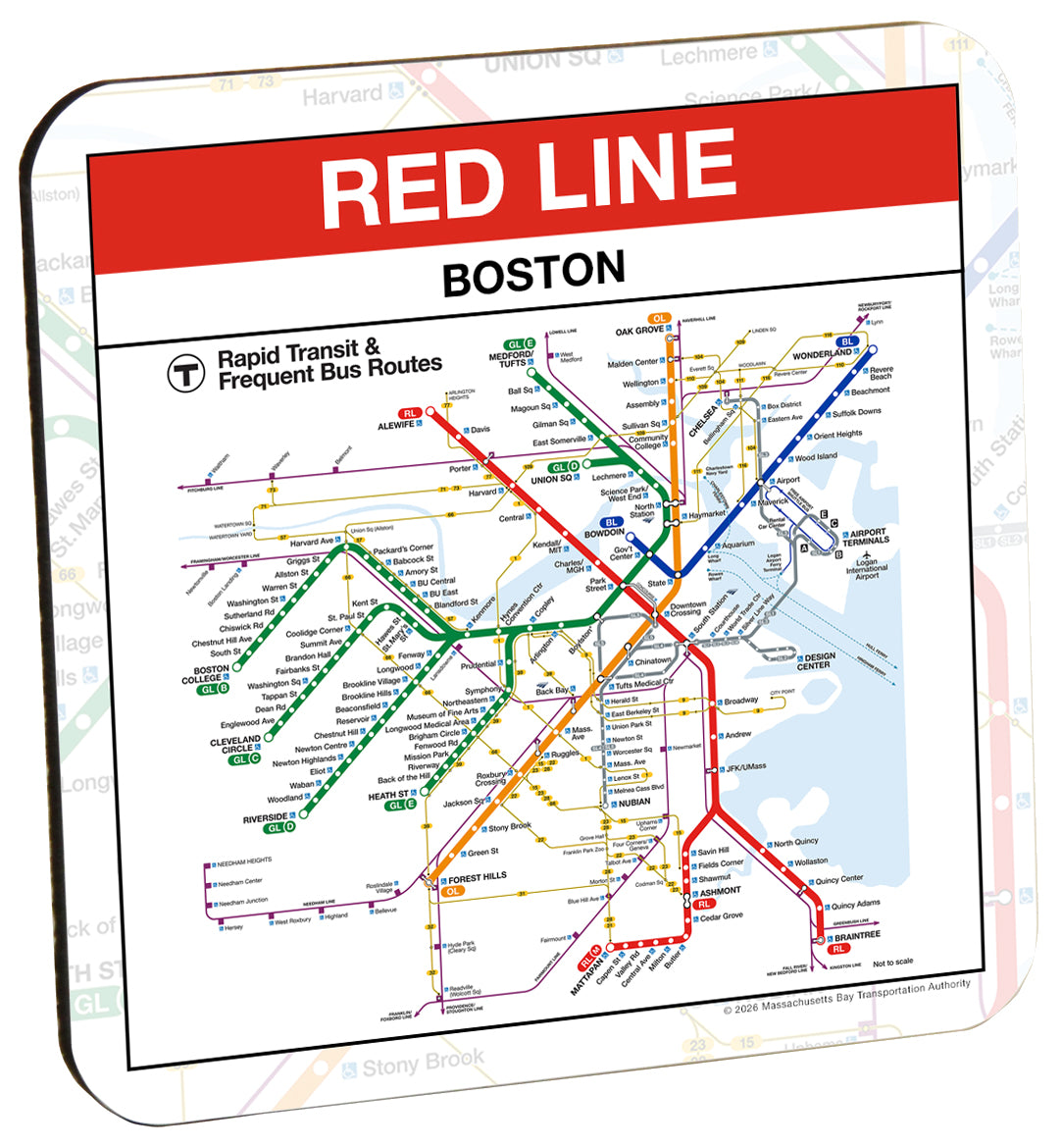 Boston MBTA Red Line Coaster