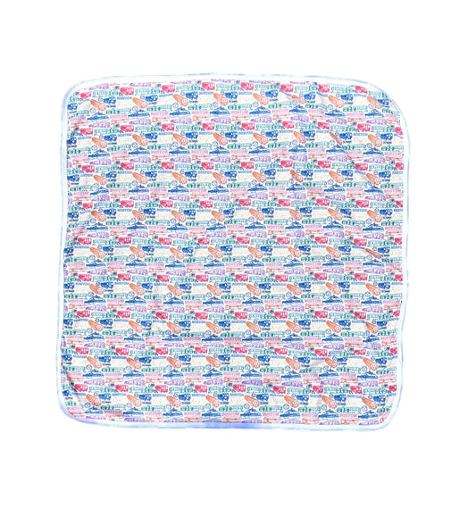 Boston MBTA Transit Vehicles Baby Blanket