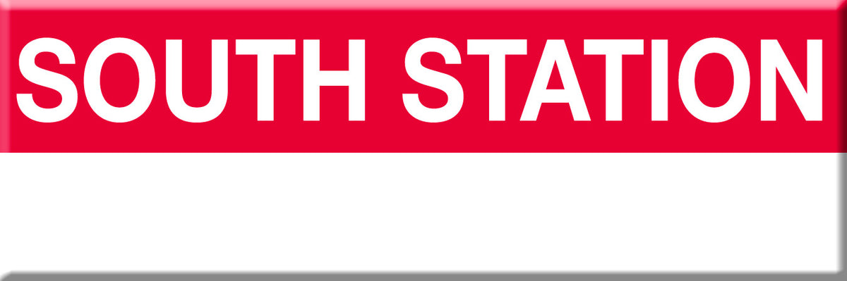 MBTA Red Line South Station Magnet