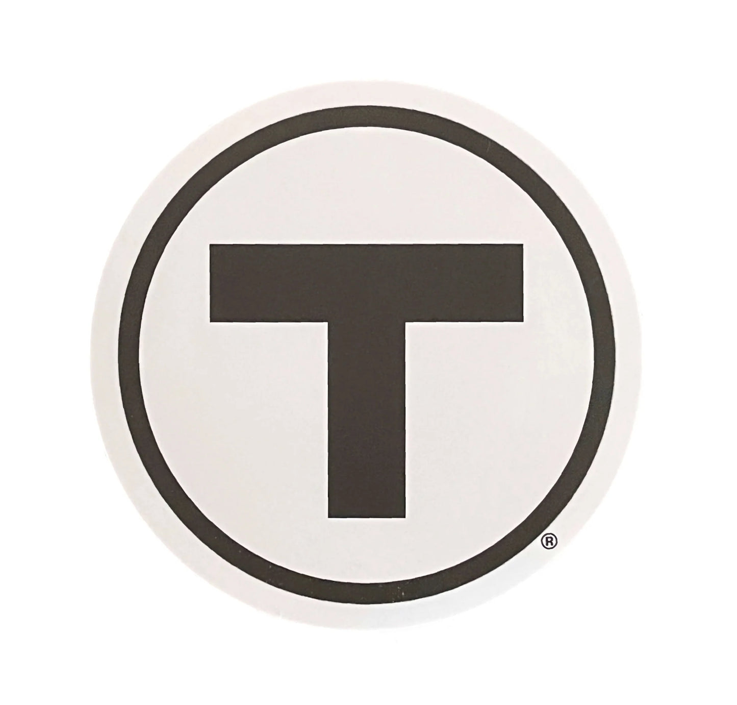 Boston MBTA T Logo Vinyl Sticker