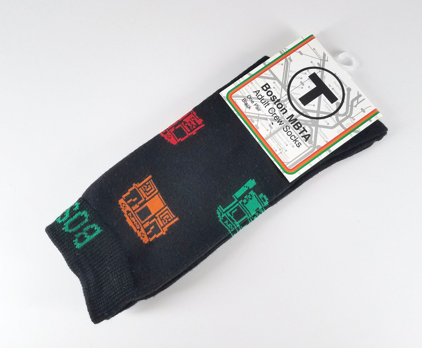 T Vehicle Adult Crew Socks