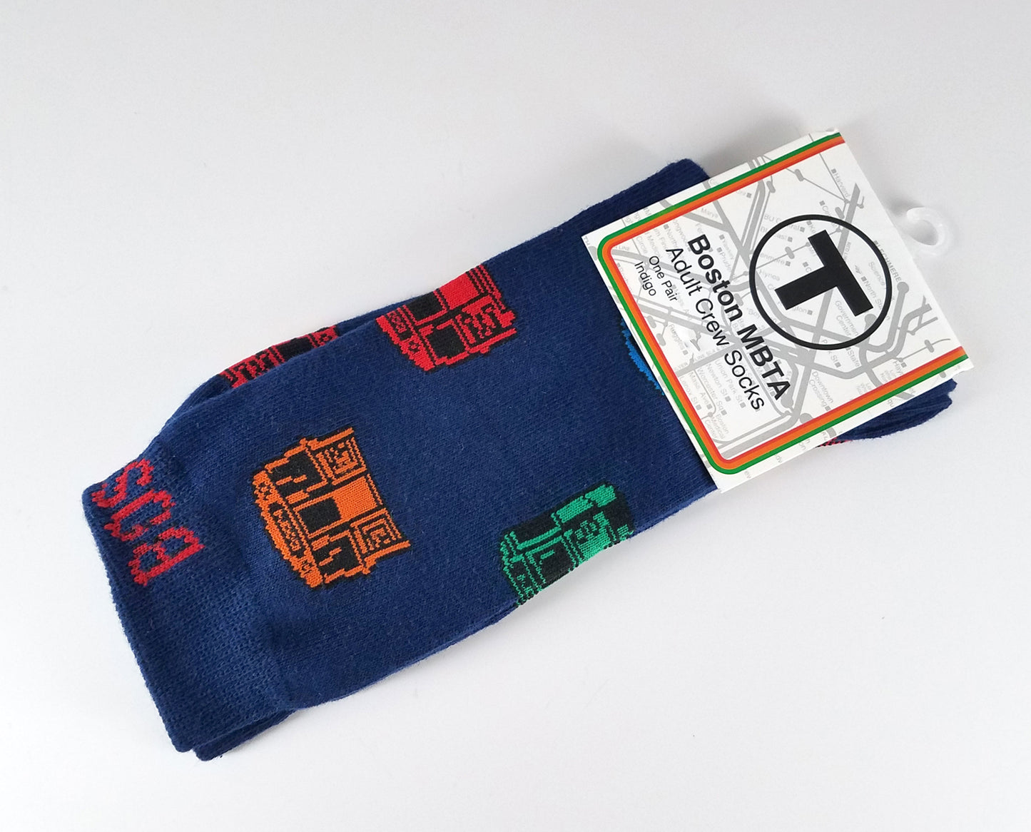 T Vehicle Adult Crew Socks