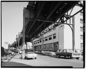 Vintage Photo: Washington Street El at Washington and Cobb Streets