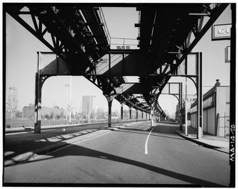 Vintage Photo: Washington Street El at Washington and Arnold Streets