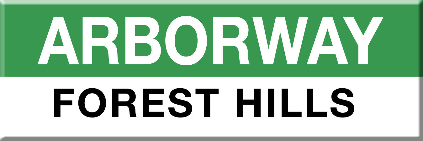 Green Line Station Magnet: Arborway; Forest Hills