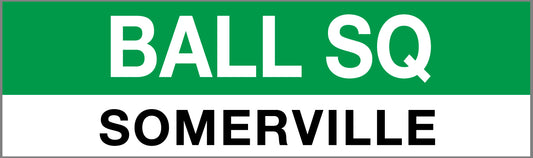 Green Line Station Magnet: Ball Sq; Somerville