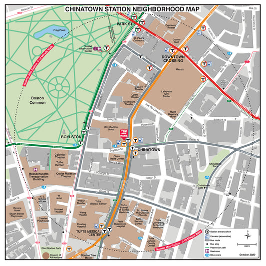 Orange Line Station Neighborhood Map: Chinatown (Sept. 2022)