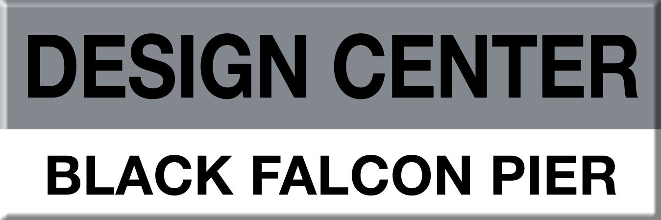 Silver Line Station Magnet: Design Center; Black Falcon Pier
