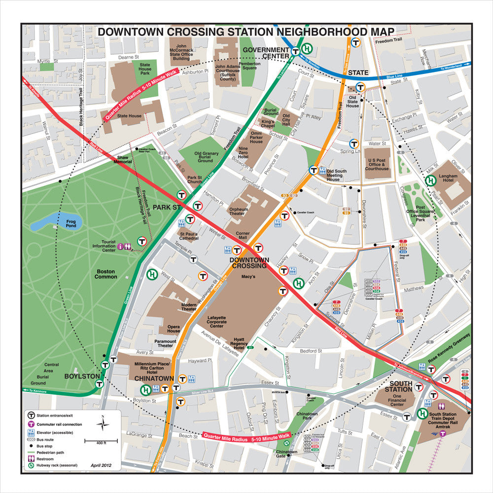 MBTA Map Shower Curtain 2022 Map – MBTAgifts