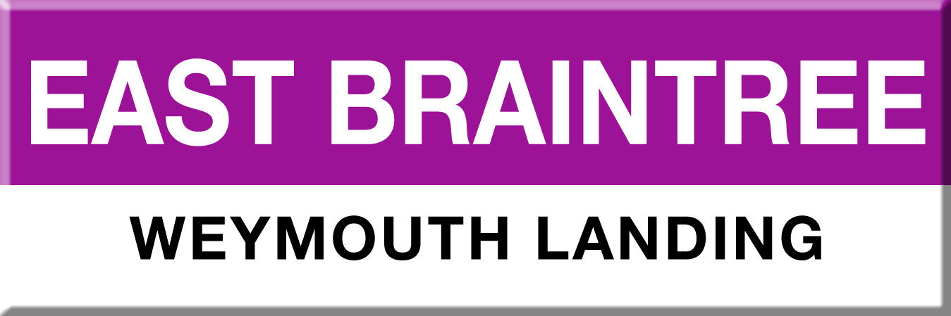 Commuter Rail Station Magnet: East Braintree; Weymouth Landing