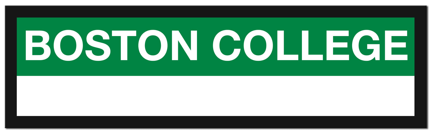 Boston MBTA GREEN LINE Framed Replica Station Signs