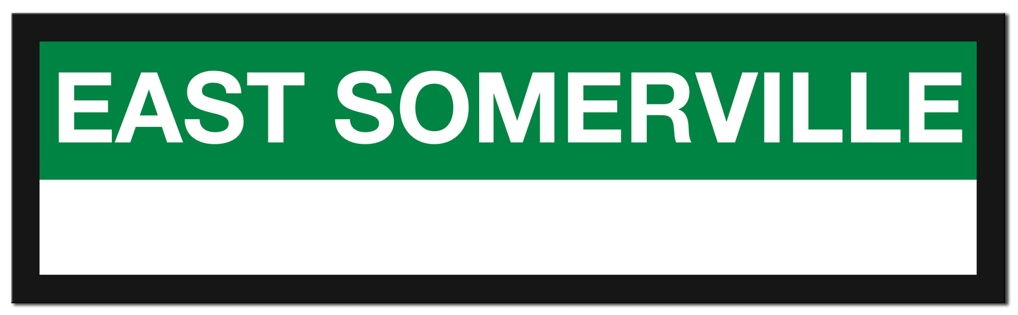 Boston MBTA GREEN LINE Framed Replica Station Signs