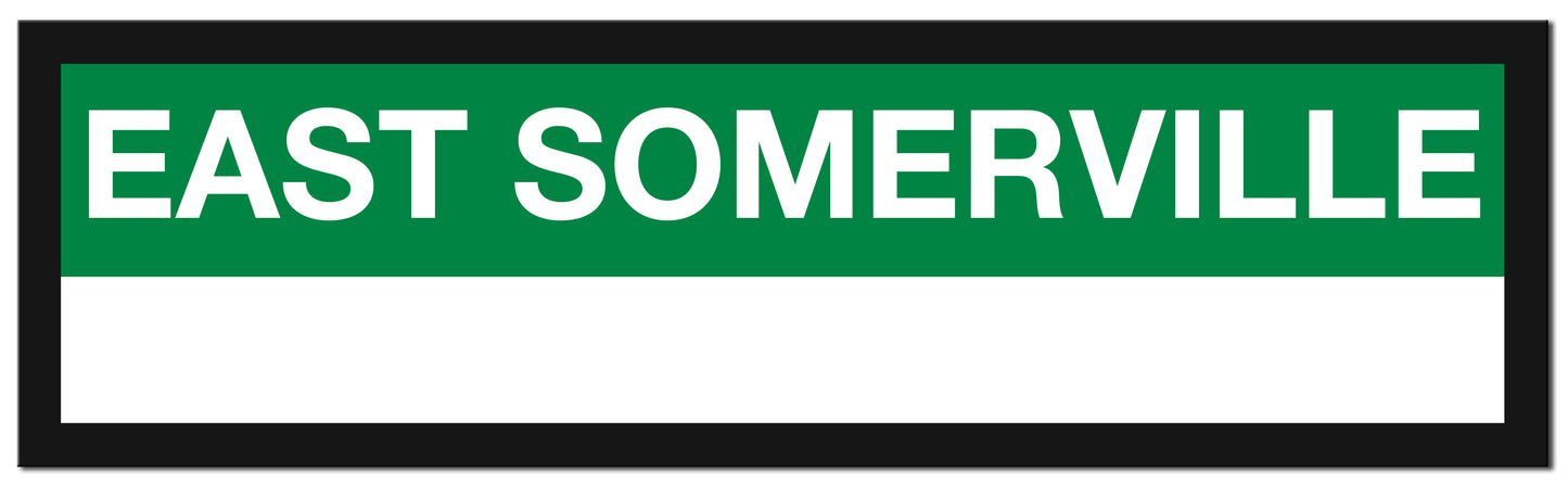 Boston MBTA GREEN LINE Framed Replica Station Signs