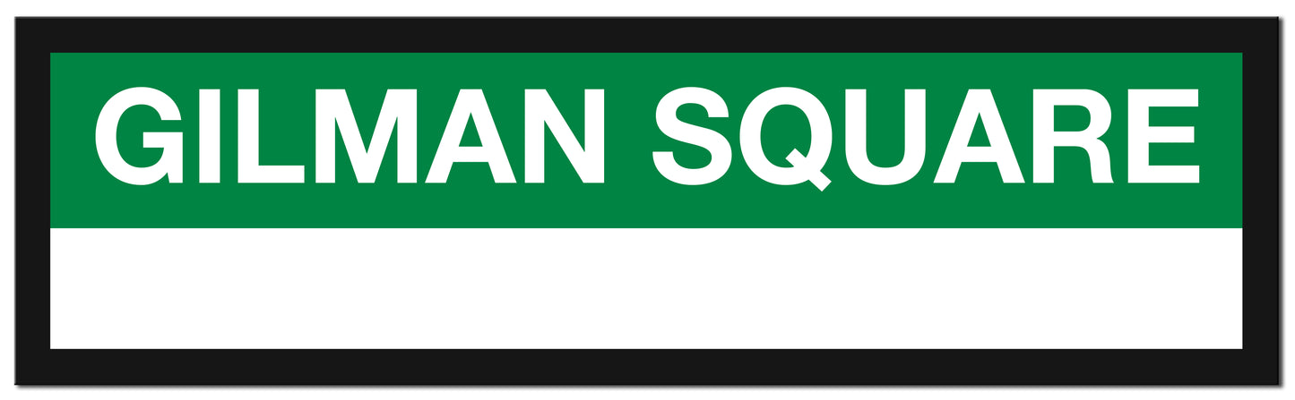 Boston MBTA GREEN LINE Framed Replica Station Signs