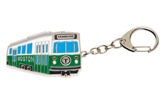 MBTA Boston Green Line Trolley Metal Magnet