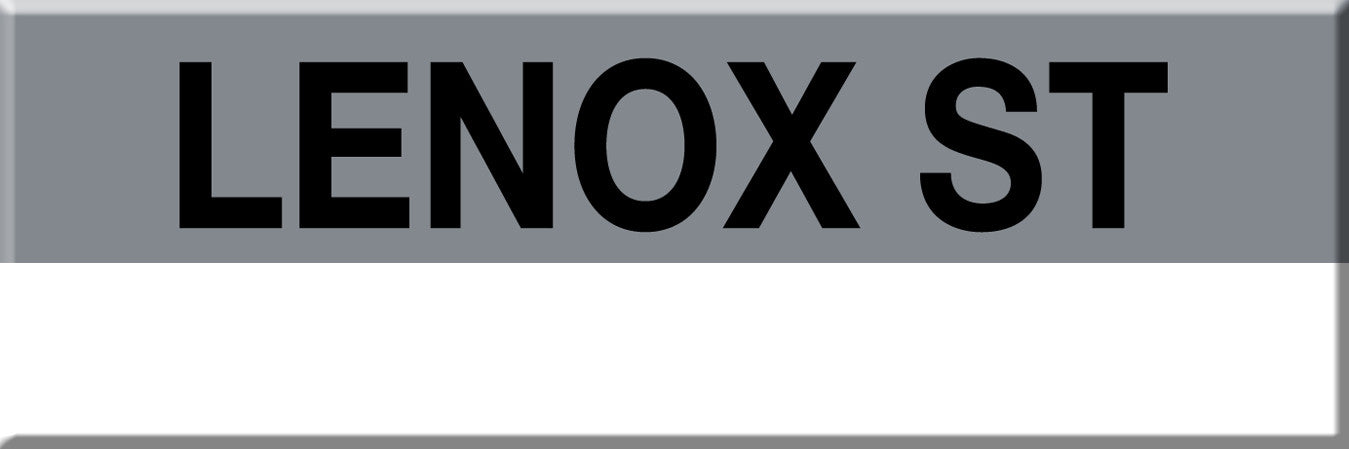 Silver Line Station Magnet: Lenox St