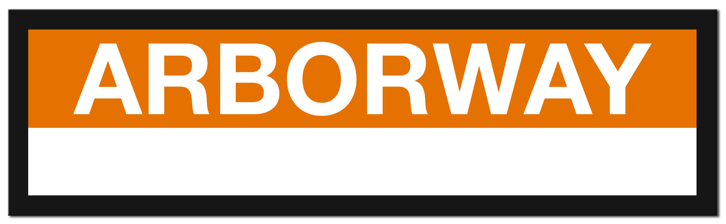 Boston MBTA ORANGE LINE Framed Replica Station Signs