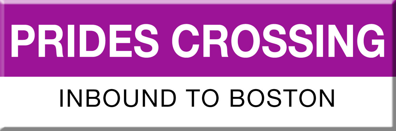 Commuter Rail Station Magnet: Prides Crossing; Inbound to Boston