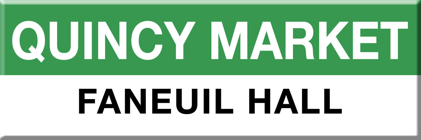 Green Line Station Magnet: Quincy Market; Faneuil Hall