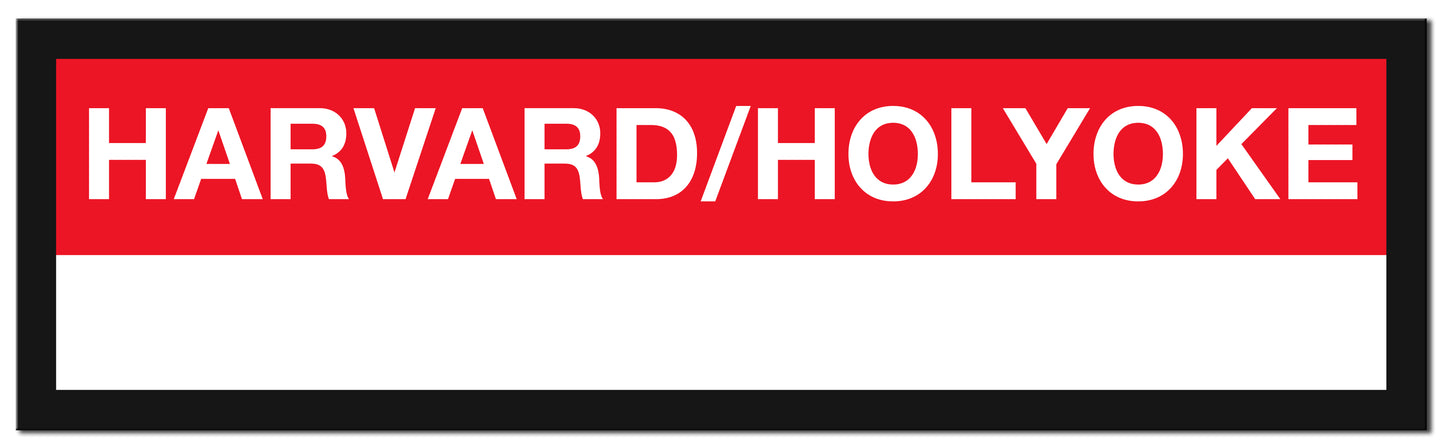 Boston MBTA RED LINE Framed Replica Station Signs