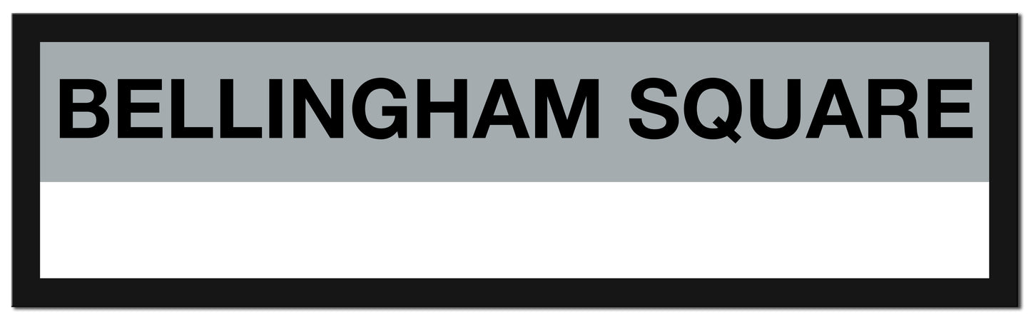 Boston MBTA SILVER LINE Framed Replica Station Signs