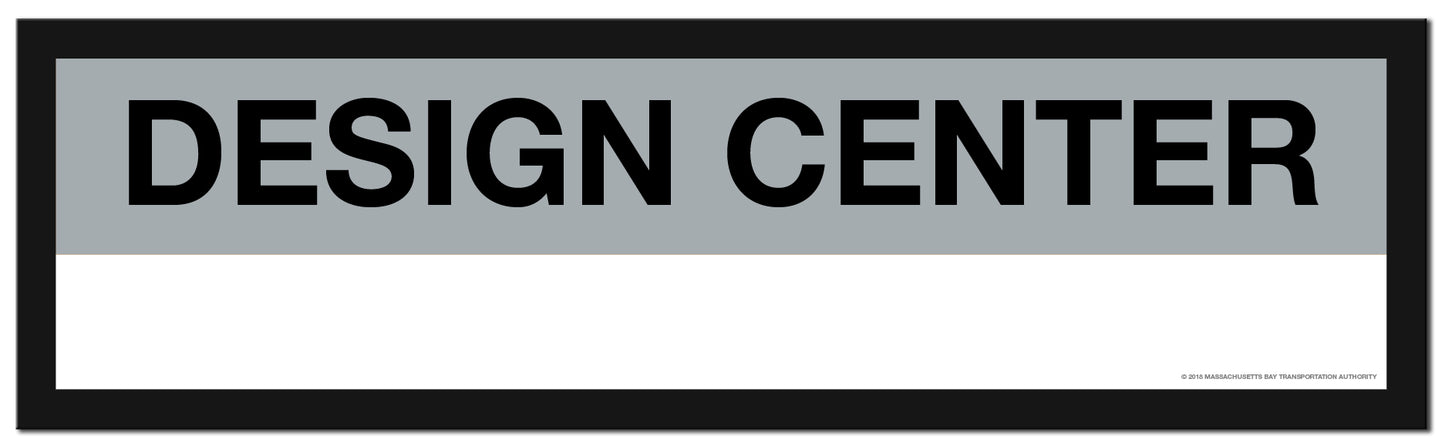 Boston MBTA SILVER LINE Framed Replica Station Signs