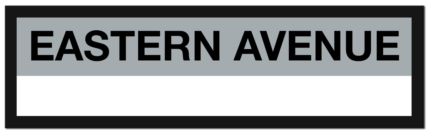 Boston MBTA SILVER LINE Framed Replica Station Signs