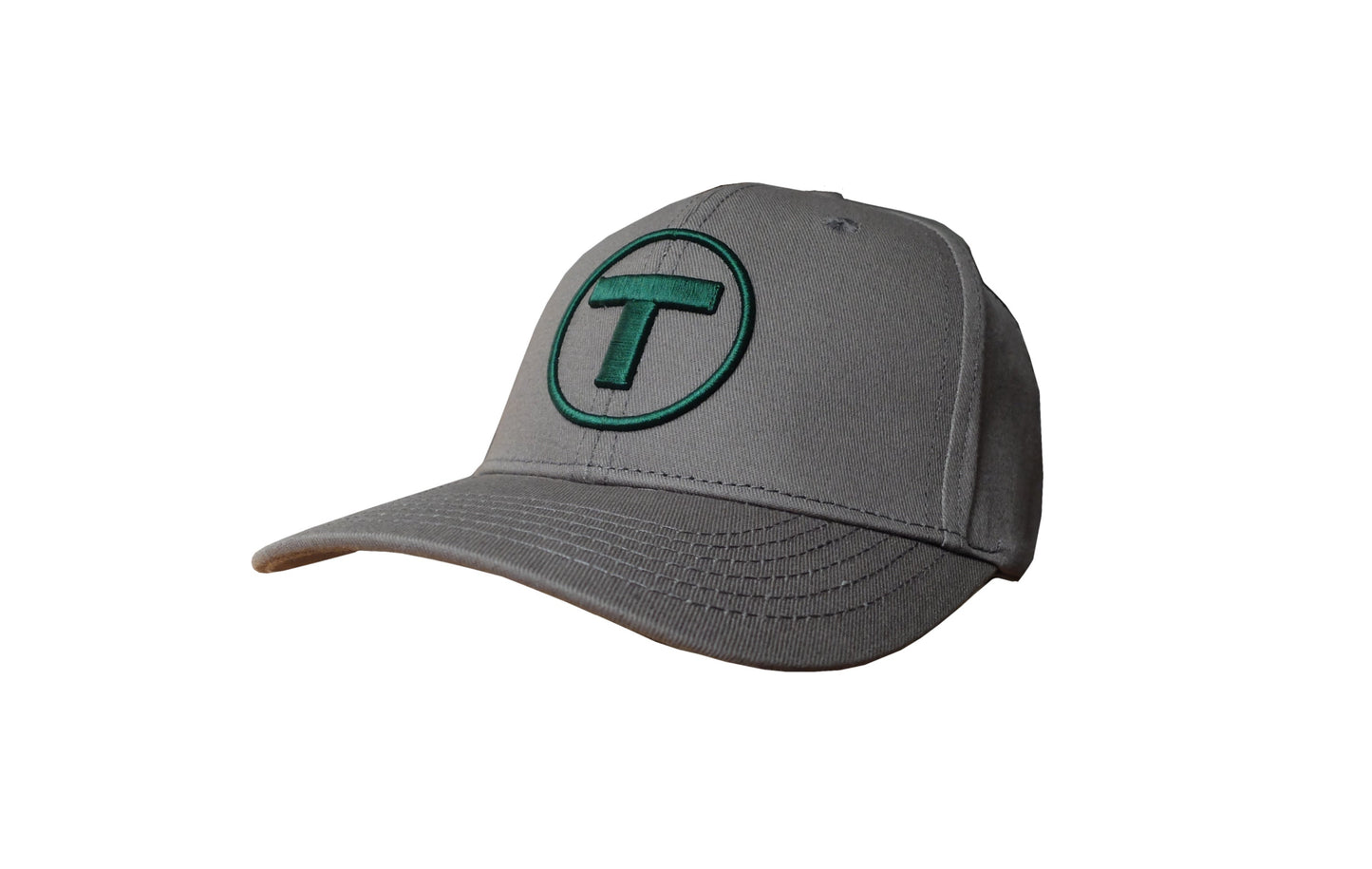 Adult Boston MBTA T Logo Hat Dark Gray