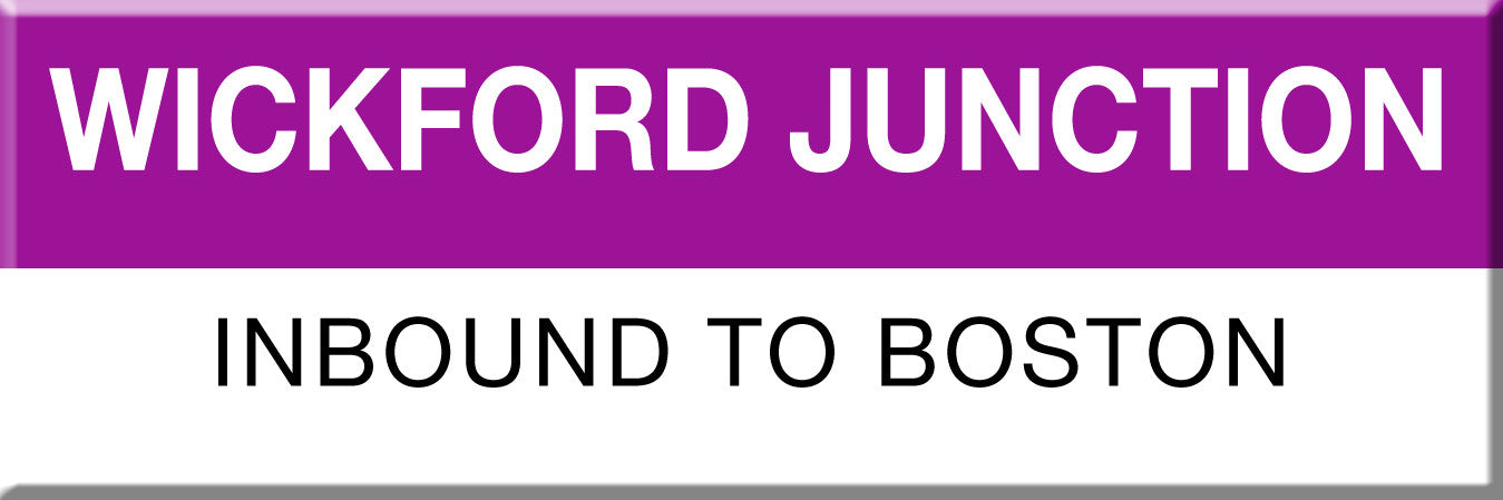Commuter Rail Station Magnet: Wickford Junction; Inbound to Boston