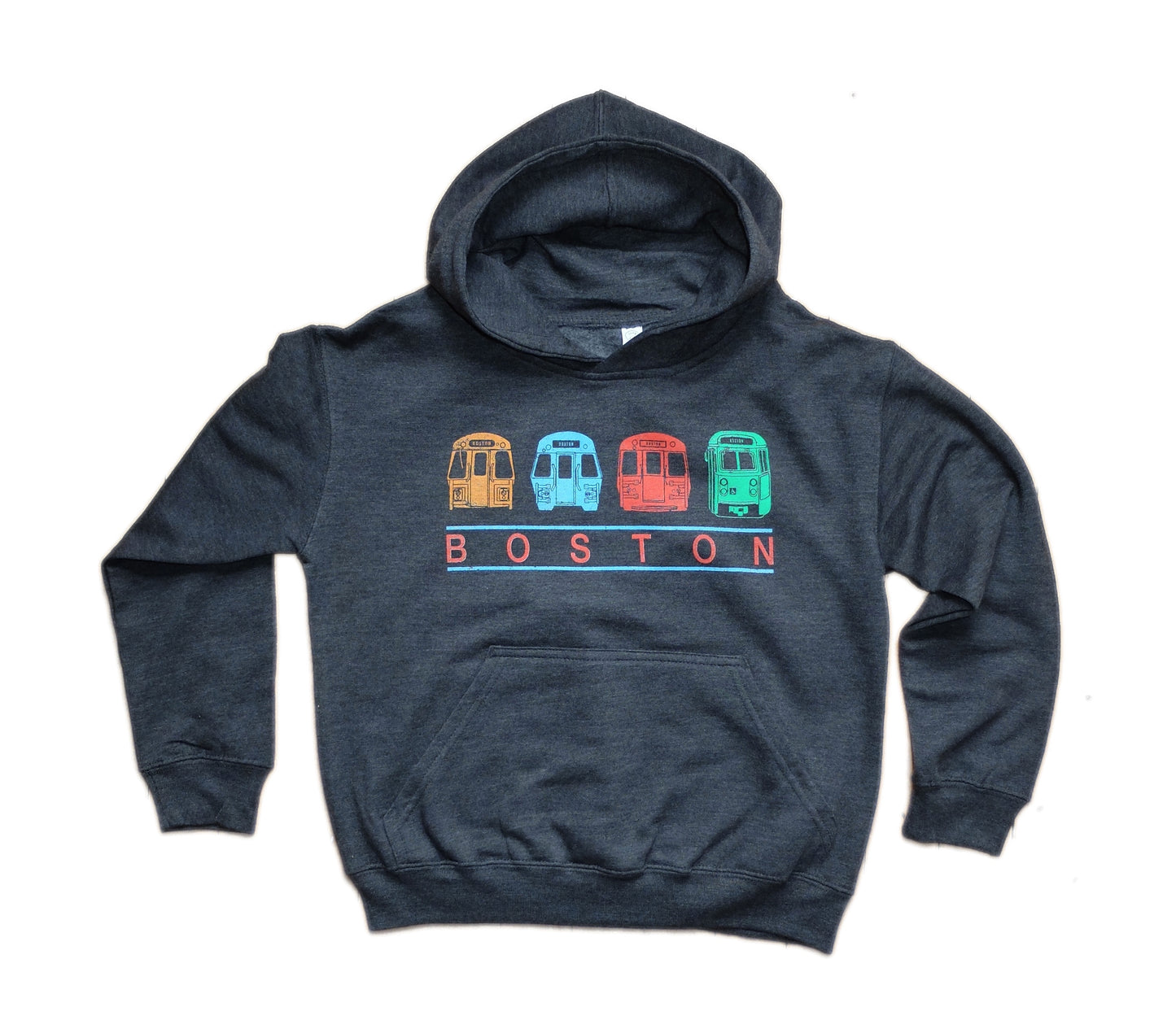 Boston MBTA Train Banner Hoodie (TODDLER/YOUTH)