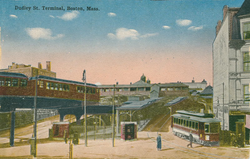 Vintage Postcard: Dudley Street Terminal