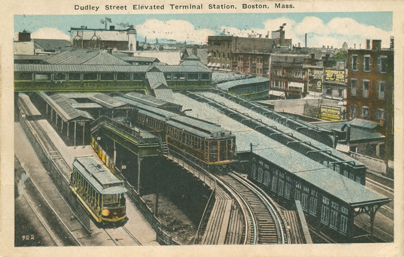 Vintage Postcard: Dudley Street Terminal