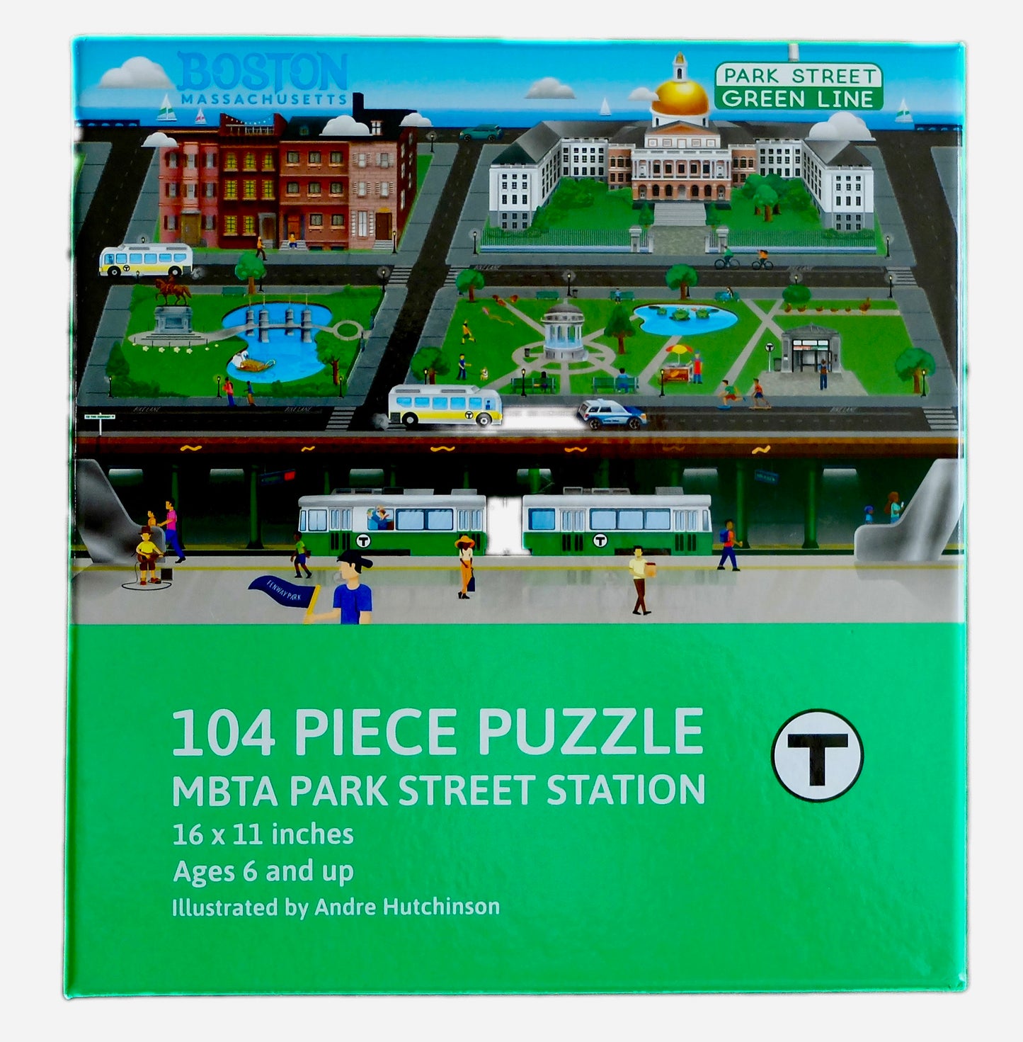 Boston MBTA Park Street Station 104 Piece Puzzle