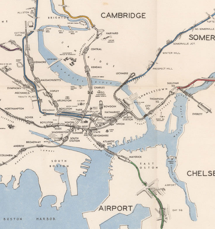 1945 MTRC Rapid Transit Expansion Map