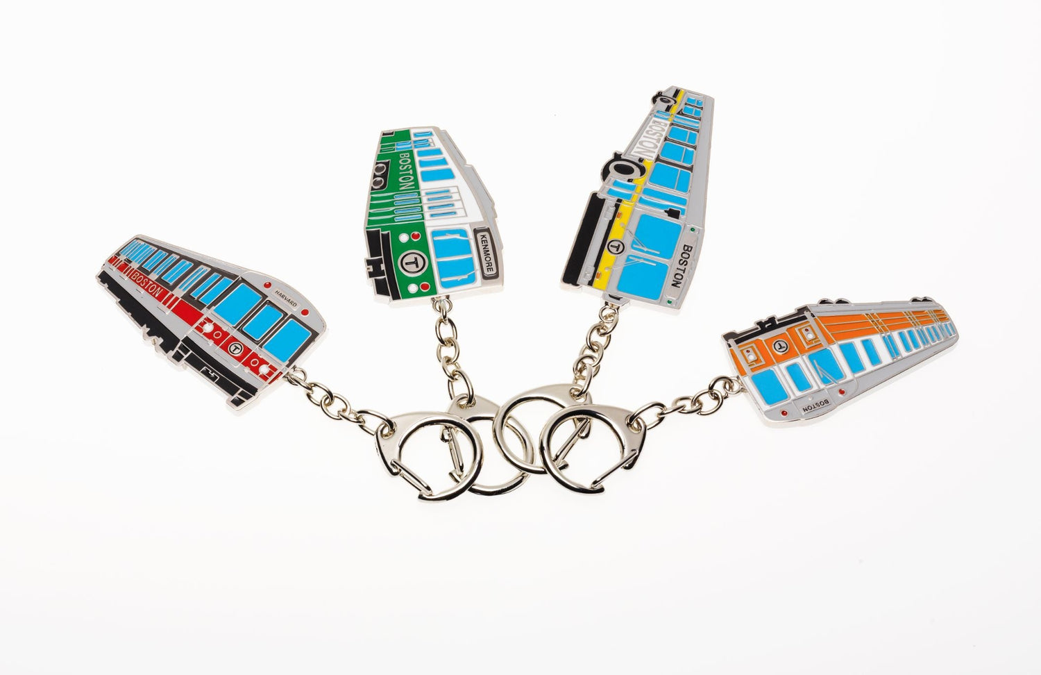 MBTA Vehicles Key Chains