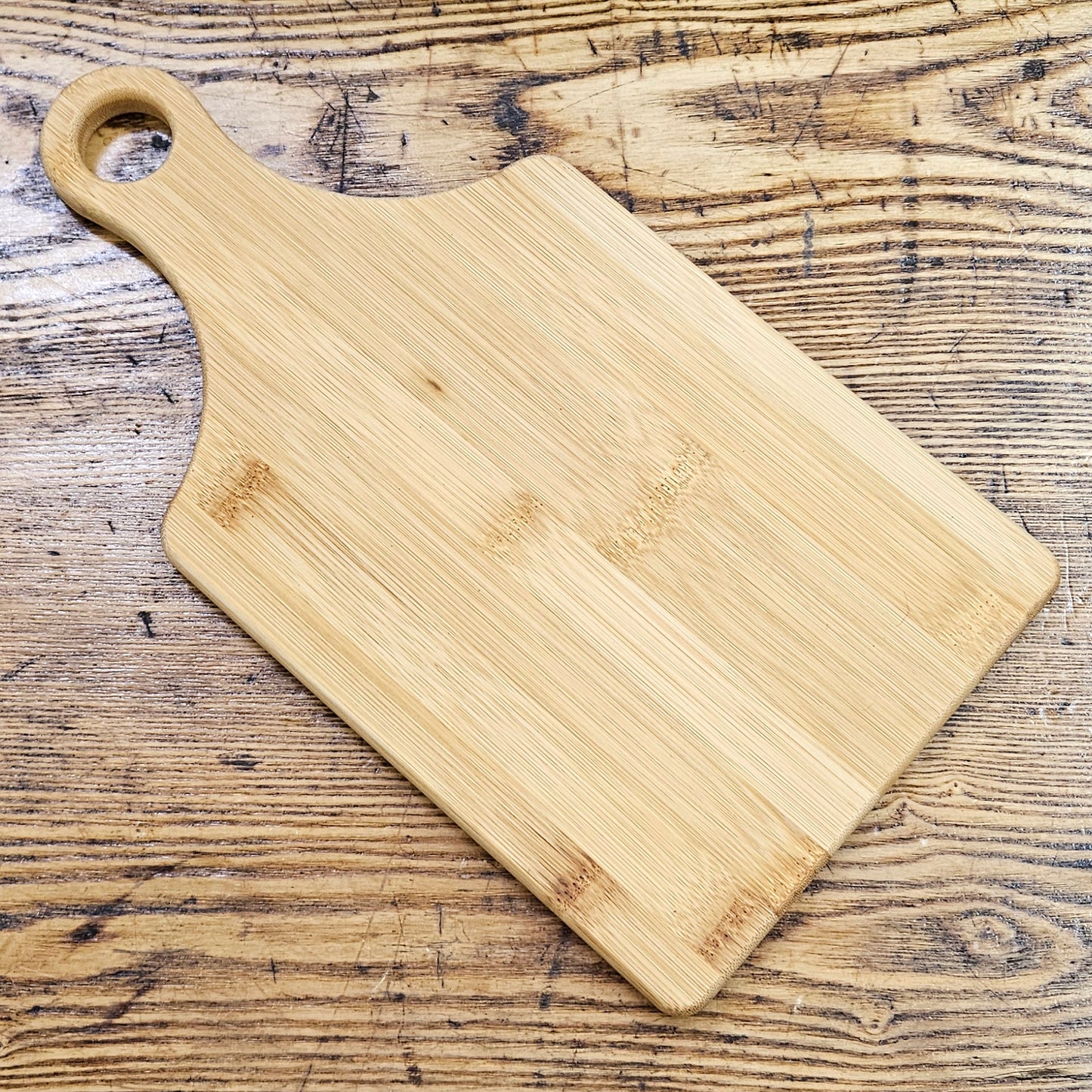 Boston MBTA Map Bamboo Cutting Board (Small)
