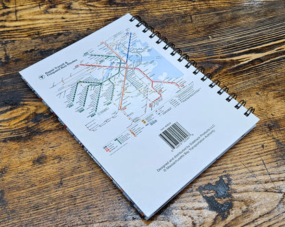 MBTA Vehicles Spiral Bound Notebook